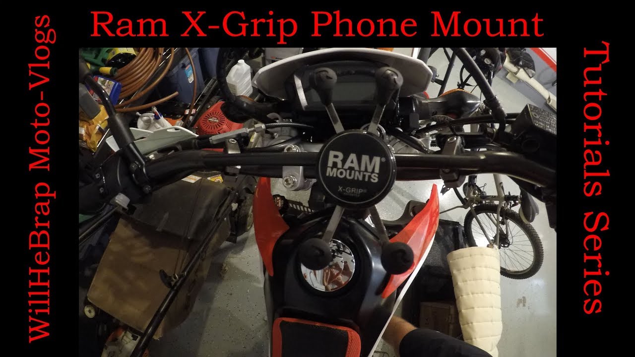 Honda CRF250L: Ram X-Grip Phone Mount Install 