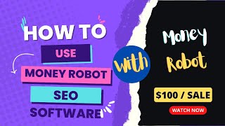 Moneyrobot: Learn how to use Moneyrobot SEO Backlinking Software screenshot 4