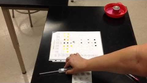 Determining unknown chemical lab