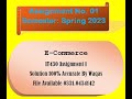 Spring 2023 IT430 1 solution by waqas 100% correct