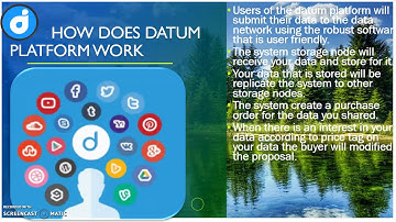 datum using blockchain technology to monetize data