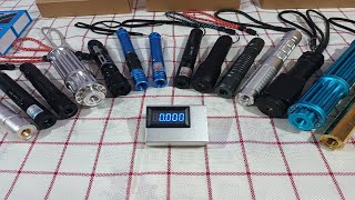 Pocket Laser Power Meter Review and testing my entire laser collection