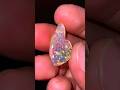 Cutting a Fire Opal Into a Stunning Crystal Gem 🔥💎 | Satisfying Lapidary Art #viral #asmr