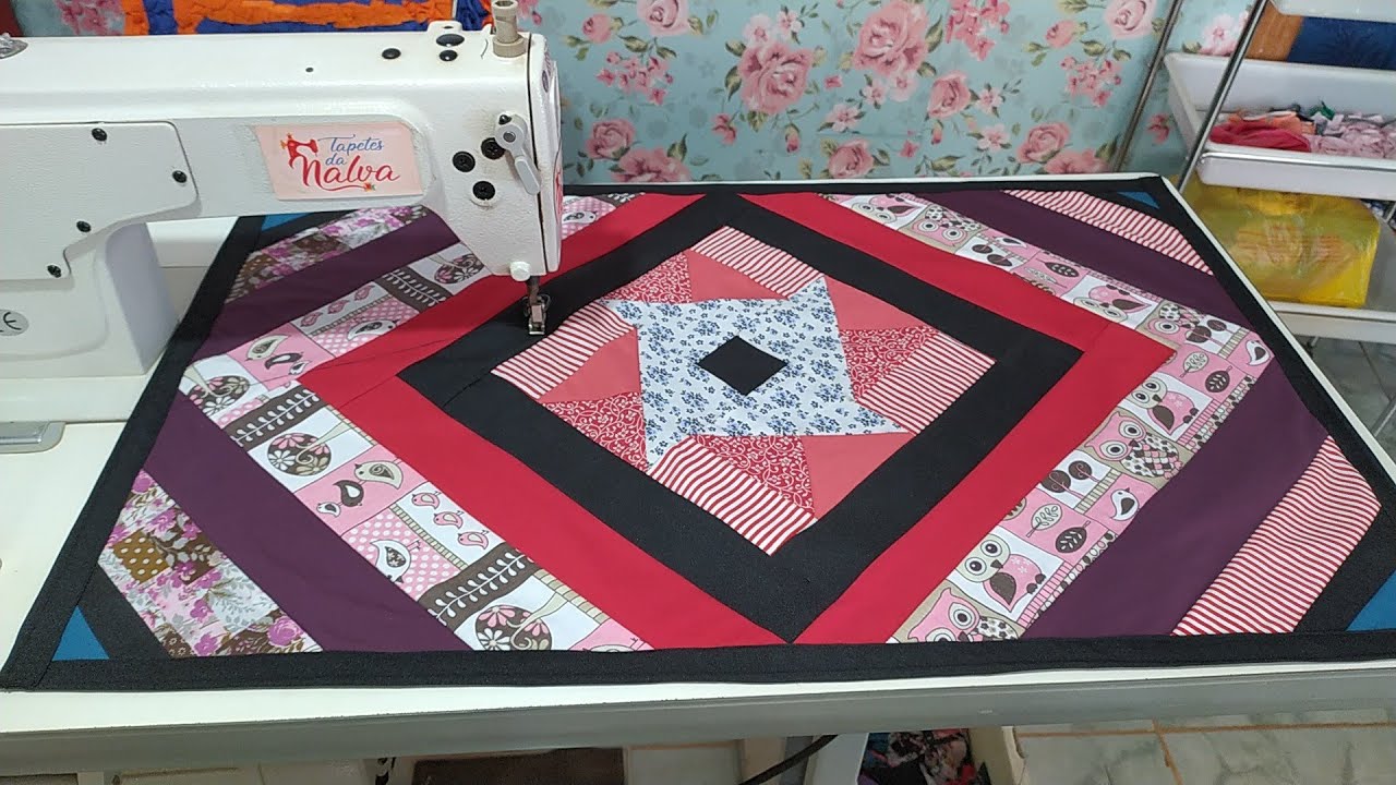 TAPETE FACIL COM BLOQUINHOS DE RETALHOS #DESAFIOCOMPRIDO