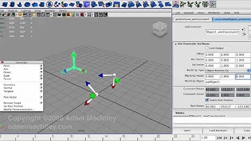 Rigging Tutorial 01: Understanding Aim Constraints