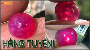 Hàng Tuyển - trong như nước viên Hồng Ngọc Lục yên 4,75 ct - IRUBY