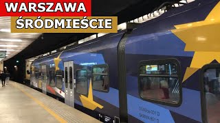 POCIĄGI NA STACJI WARSZAWA ŚRÓDMIEŚCIE PKP HUSARZ TLK NIDA