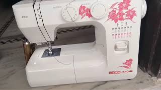 How to use automatic needle threader in usha janome allure sewing machine (हिन्दी में)