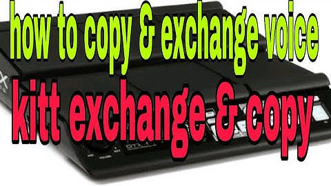 How to hindi Yamaha dtx m12 copy exchange kitt or pad
