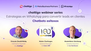 chattigo webinar series | Chatbos Exitosos🚀