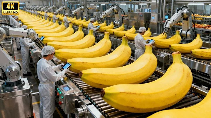 Inside a Modern Banana Bread Factory: From Fresh Bananas to Perfectly Finished Loaves (Full Process)