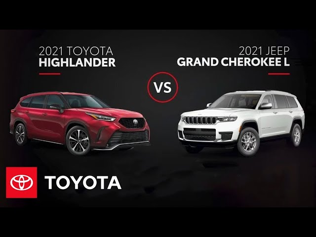 2021 Jeep Grand Cherokee L Vs 2021 Toyota Highlander: SUV Showdown
