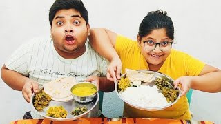 Mix veg Amrit, lau daal, karela bhujia, aaaah veg #viral #food
