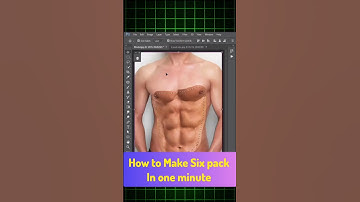 Make six pack abs in less than one minute |Photoshop| #photoshop #shorts