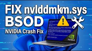 How to Fix nvlddmkm.sys Blue Screen Error in Windows 11