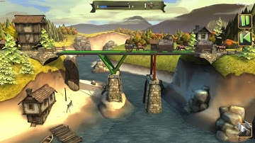 Bridge Constructor Medieval Chapter 1 Bridge 4 Solution