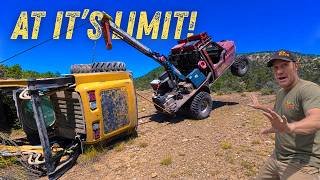 The Rat Rod Wrecker Was At It's Breaking Point Saving This Rolled SKID STEER! screenshot 3