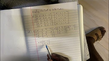 How to find the determinant of 5*5 matrix with ease.