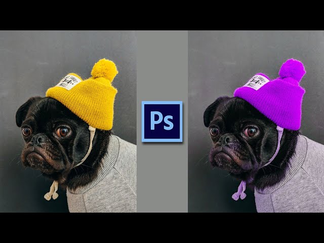 1 Minute Photoshop -  Turn Any Color to ANY COLOR class=
