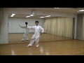 太極拳 48式太極拳【鏡】2段(8〜13)解説誘導 48forms tai chi chuan Group2 竹内太極拳 竹内健二