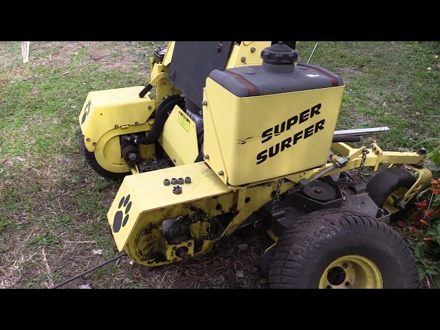 Great Dane Super Surfer Series 2 mowing 