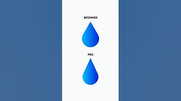 Adobe Illustrator 2025 Tips - How to Draw Water Drop like a PRO #mostafadesign
