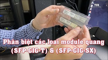 P16: Review và các phân biệt các loại module quang (SFP-GIG-T) & (SFP-GIG-SX)