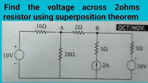 Superposition theorem with 2 voltage sources and one current source/problem/in Telugu/network analys