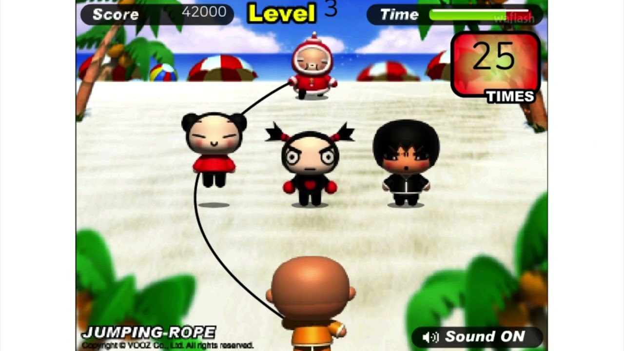 [추억의 플래시게임] 뿌까게임 줄넘기 놀이