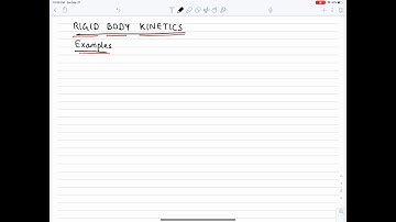 Lecture 26: Rigid body kinetics: Pulley problem 2, example 2