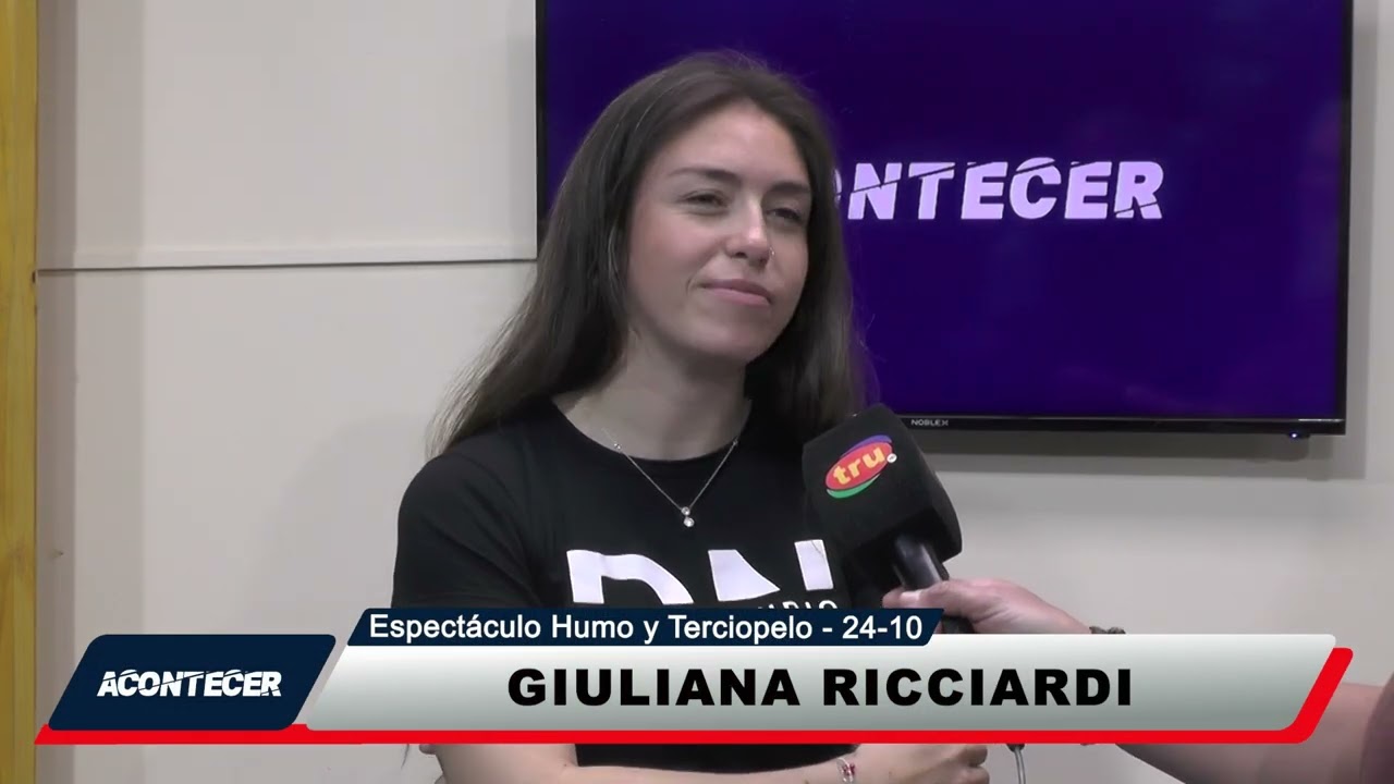 Marcos Juárez: "Humo y Terciopelo", este fin de semana en la ciudad