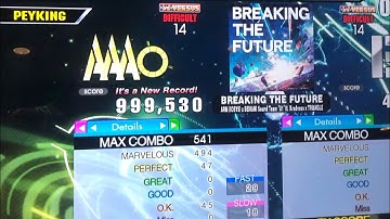 (DDR A3) 14 PFC#186 BREAKING THE FUTURE (DSP-14) 999,530!!!