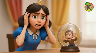 😱 Snow White in Shock! Prince Trapped Inside a Magic Snow Globe! 👑✨ | KONDOSAN