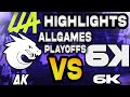 All knights vs six karma all games highlights  league of legends  lla playoffs 2024