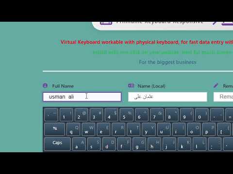 touch screen keyboard html css javascript-automatic
