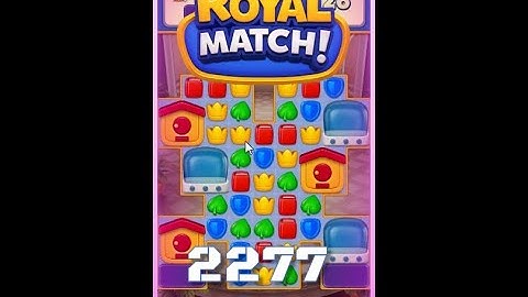 Royal Match Level 2277 - No Boosters Gameplay