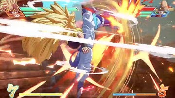 DBFZ Gotenks new sparking corner ki blast loop 82 hits
