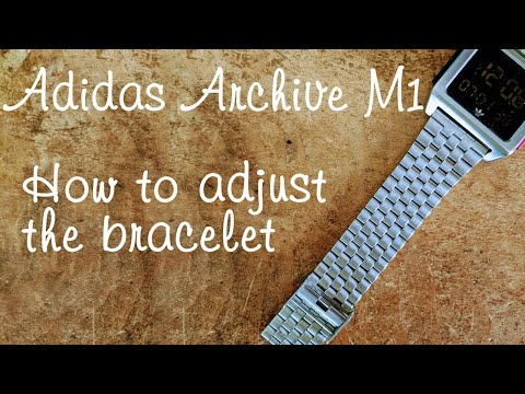 Adidas Archive M1 - how to adjust the bracelet