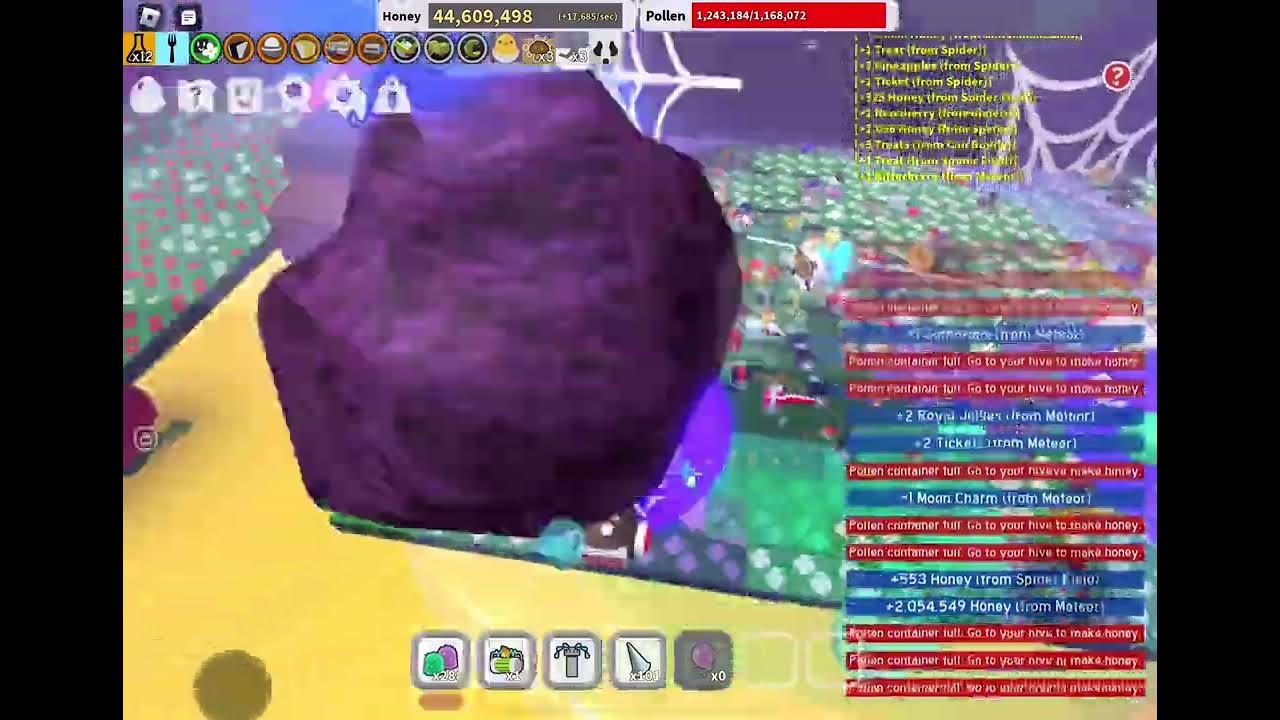 Meteor Shower Bee Swarm Simulator YouTube