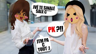 UNE FILLE ME BAN DU JEU pour de vré !! SUR BROOKHAVEN ! ROBLOX