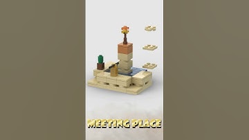 Building every Minecraft Desert Structure In LEGO!  LEGO MEETING PLACE!