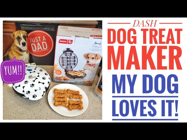  DASH Dog Treat Maker, 8-Bones, Non-Stick, Homemade Dog Snacks  with Pet Approved Recipes - White : Pet Supplies