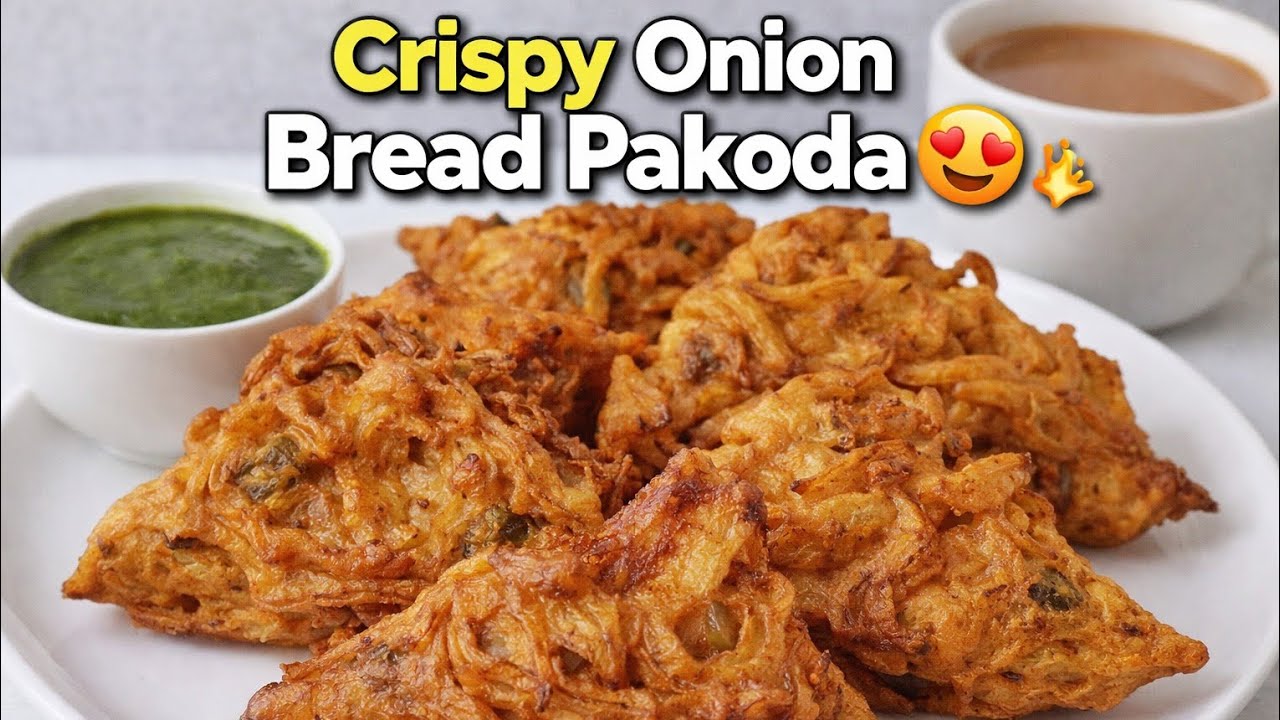Crispy Onion Bread pakoda Recipe 🤤 | Iftar Special 😍