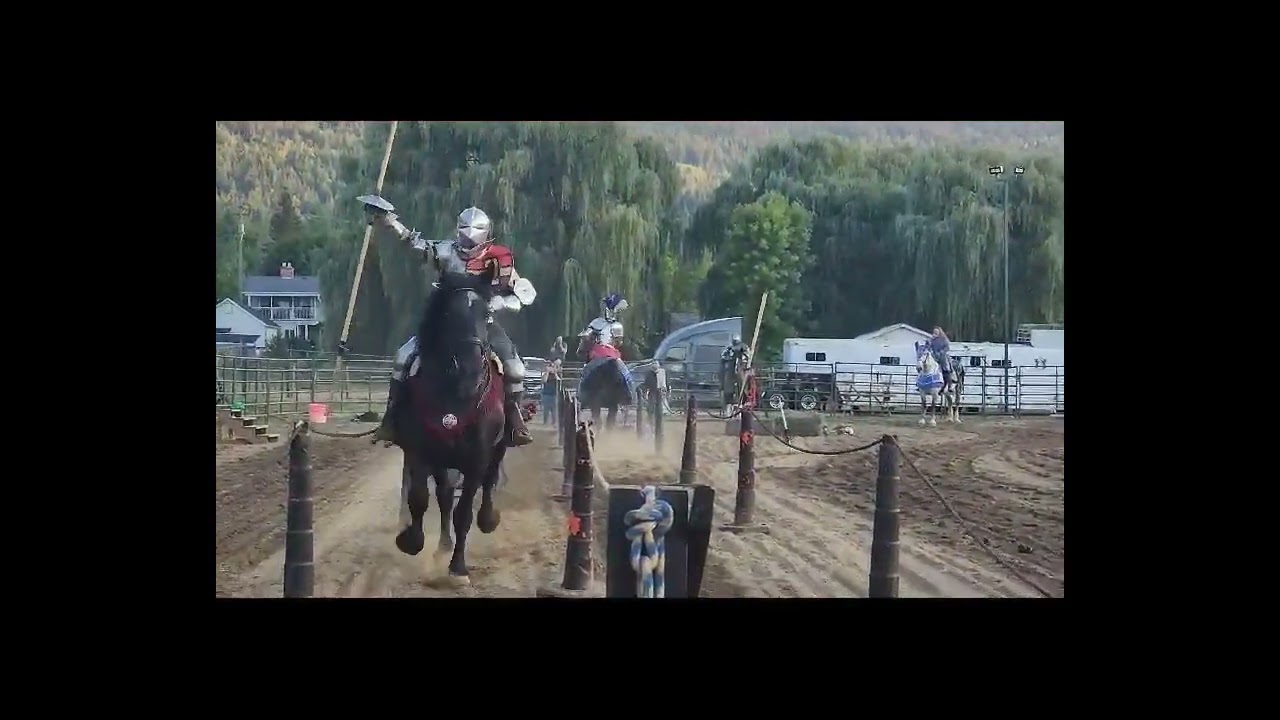 Our armour clad crusaders!