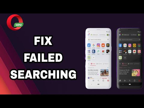 How To Fix And Solve Opera Mini App Failed Searching | Final Solution