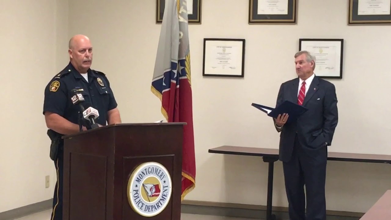 Montgomery Police Department Press Conference August 2017 YouTube