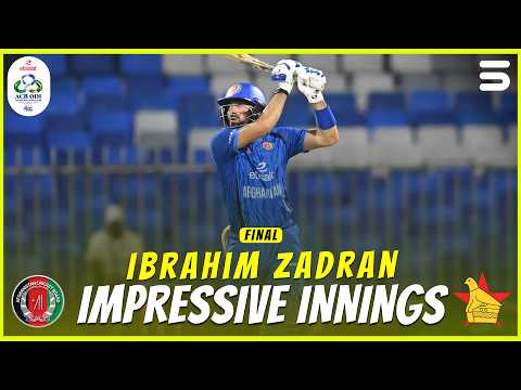 Ibrahim Zadran's Match-Winning 70 Runs | AFG vs ZIM | Final | Match 4 | ODI Tri-Series 2026 | M9R1K