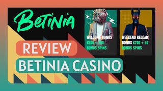 Betinia Casino Review | Signup | Bonuses | Payments | Games screenshot 1