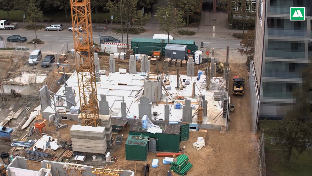 Nagelsweg im Zeitraffer – KG und 8 Geschosse in 4 Min.