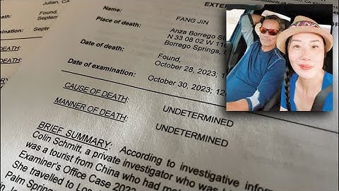 Autopsies released for Navy SEAL and Chinese tourist found in Anza Borrego Desert
